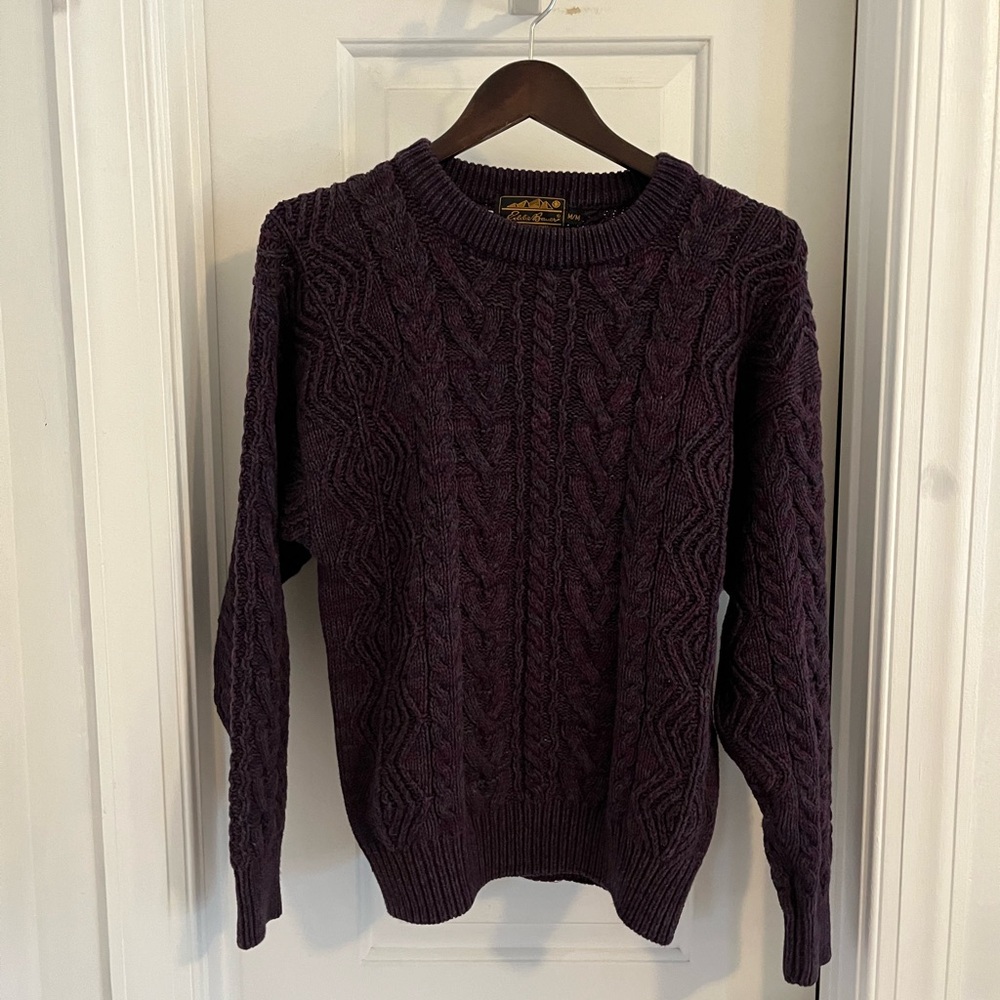 Vintage Eddie‎ Bauer Cable Knit Sweater